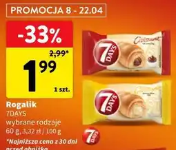 Intermarche Rogalik 7DAYS wybrane rodzaje oferta