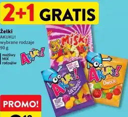 Intermarche Żelki AKUKU! wybrane rodzaje oferta
