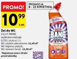 Intermarche Żel do WC CILLIT BANG wybrane rodzaje oferta