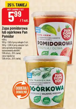 Polomarket Zupa pomidorowa lub ogórkowa Pan Pomidor oferta
