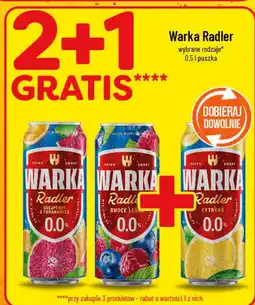 Polomarket Warka Radler wybrane rodzaje* 0,5 l puszka oferta