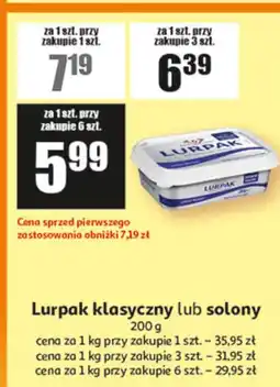 Auchan Lurpak klasyczny lub solony oferta