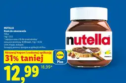 Lidl Krem do smarowania Nutella oferta