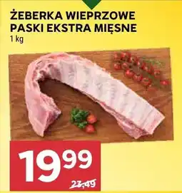 Stokrotka Żeberka wieprzowe paski extra mięsne oferta