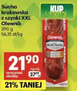 Delikatesy Centrum Sucha krakowska z szynki XXL Olewnik oferta