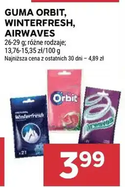 Stokrotka Guma Orbit, Winterfresh, Airwaves oferta