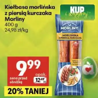 Delikatesy Centrum Kiełbasa morlińska z piersią kurczaka Morliny oferta