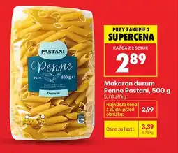 Biedronka Makaron durum penne oferta