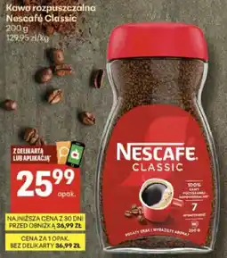 Delikatesy Centrum Kawa rozpuszczalna Nescafe Classic oferta