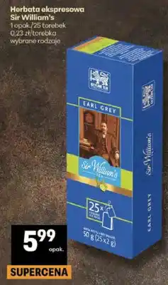 Delikatesy Centrum Herbata ekspresowa Sir William's Earl Grey oferta