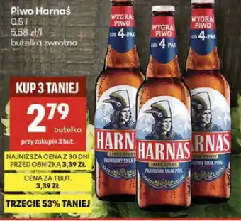 Delikatesy Centrum Piwo Harnaś oferta