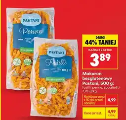 Biedronka Makaron bezglutenowy fusilli, penne, spaghetti oferta