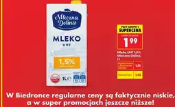 Biedronka Mleko UHT 1,5% oferta