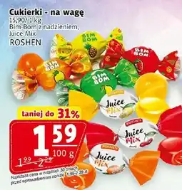 Prim Market Cukierki - na wagę Bim-Bom z nadzieniem, Juiсe Mix oferta