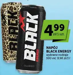 ABC Napój energetyczny Black Energy wybrane rodzaje oferta