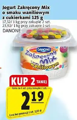 Prim Market Jogurt Zakręcony Mix o smaku waniliowym z cukierkami oferta