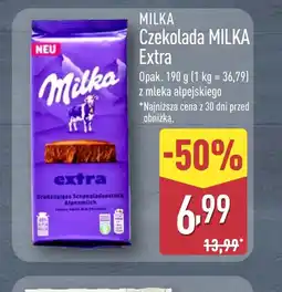 ALDI Czekolada Milka oferta