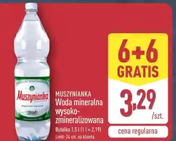 ALDI Woda mineralna Muszynianka oferta