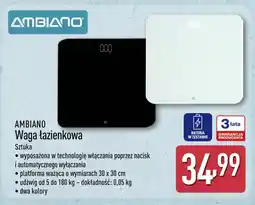 ALDI Waga łazienkowa Ambiano oferta