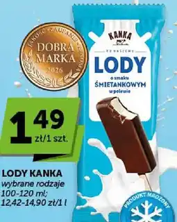 ABC Lody śmietankowy smak z lody kanka oferta