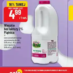 Polomarket Mleko Wiejskie bez laktozy 2% Piątnica oferta