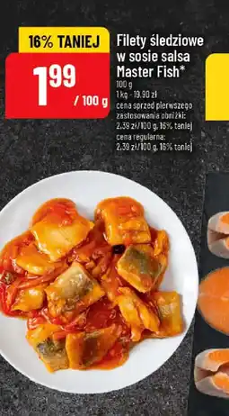 Polomarket Filety śledziowe w sosie salsa Master Fish oferta