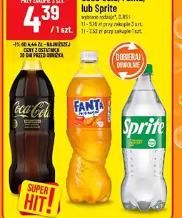 Polomarket Napój gazowany Coca Cola, Fanta, Sprite oferta