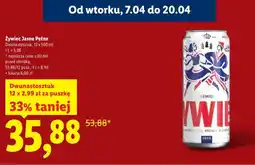 Lidl Piwo Jasne Pełne 12-pak oferta