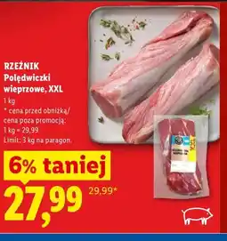 Lidl Polędwiczki wieprzowe XXL oferta