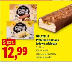 Lidl Proteinowe batony lodowe, wielopak biała wanilia oferta