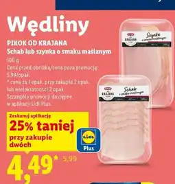 Lidl Schab o smaku maślanym oferta