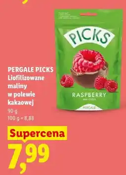 Lidl Liofilizowane maliny w polewie kakaowej oferta