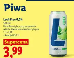 Lidl Piwo Free 0,0% cytryna-pomelo oferta