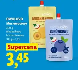 Lidl Mus owocowy mirabelkowo oferta