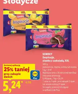 Lidl Ciastka z czekoladą Inspiracje, XXL malina oferta
