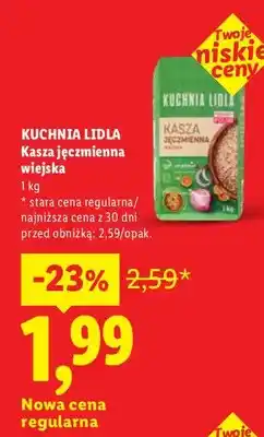 Lidl Kasza jęczmienna wiejska oferta
