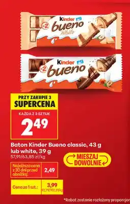 Biedronka Baton Bueno classic oferta