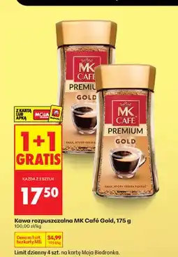 Biedronka Kawa rozpuszczalna Premium Gold oferta