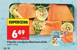 Biedronka Fileciki z łososia Marinero Kids oferta