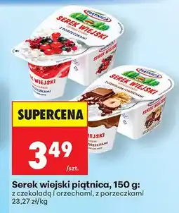 Biedronka Serek wiejski piątnica z czekoladą i orzechami oferta