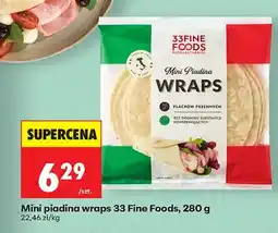 Biedronka Mini piadina wraps oferta