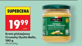 Biedronka Krem pistacjowy Crunchy Gusto Bello oferta