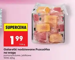 Biedronka Galaretki nadziewane Pszczółka na wagę pomarańczowe, jabłkowe oferta