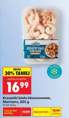 Biedronka Krewetki białe blanszowane oferta