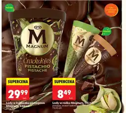 Biedronka Lody w kubeczku pistacjowe Crackables Pistachio Pistache oferta