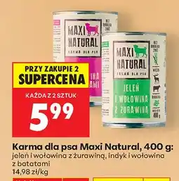 Biedronka Karma jeleń i wołowina z żurawiną oferta