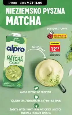 Biedronka Napój kokosowo-sojowy matcha oferta