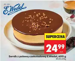Biedronka Sernik z polewą czekoladową oferta