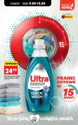 Biedronka Płyn do prania Quick Wash oferta