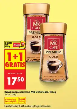 Biedronka Kawa rozpuszczalna MK Café Gold oferta